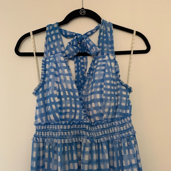 lilly pulitzer cailee halter dress Colorful Dresses Lilly Pulitzer Type Dresses Lilly Pulitzer Cailee Blue  Halter Gingham Dress Xs Color